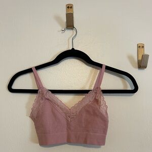 Pink bralette top